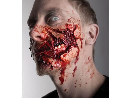 Zombie Cheek Torn Hot on Sale