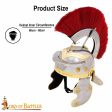 Roman Officer Centurion Steel Helmet with liner on Sale