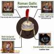 Roman Officer Centurion Steel Helmet with liner on Sale