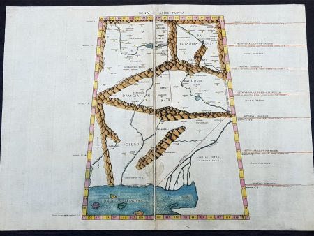 1478 Ptolemy & Buckink Antique Map of Afghanistan, Pakistan, India - Oldest Map on the Market Discount