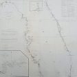 1856 A D Bache Large Rare Antique Map of Florida - US Coast Survey Online Sale