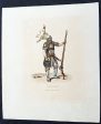 1814 William Alexander Antique Print of a Chinese Soldier with Matchlock Rifle Hot on Sale