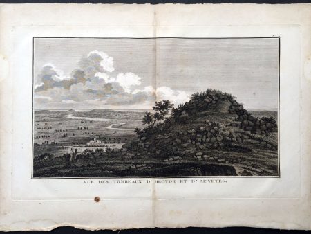 1802 J B Lechevalier Antique Print Tomb of Hector, Ophryneion in Troad, Turkey Discount