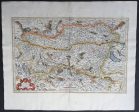 1609 Mercator & Hondius Large Antique Map of Austria For Discount