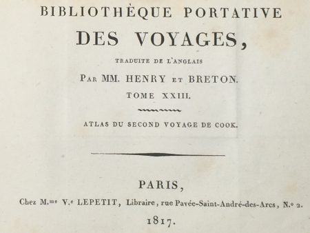 1817 James Cook Antique Atlas, 2nd Voyage Pacific & Antartica - 1 Map 21 Prints Online Sale