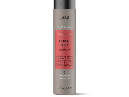 Raudoną spalvą paryškinantis šampūnas Lakme Teknia Coral Red Shampoo LAK44232, 300 ml Online now