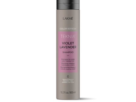 Violetinę spalvą paryškinantis šampūnas Lakme Teknia Violet Levender Shampoo LAK44272, 300 ml Online Sale