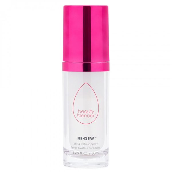 Veido odą drėkinanti ir makiaža fiksuojanti dulksna BeautyBlender Re - Dew Set & Refresh Spray, 50 ml +dovana Previa kosmetikos priemonė Online now