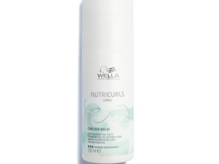 Wella NUTRICURLS Curlixir Balm maitinantis balzamas garbanotiems plaukams (nenuplaunamas), 150 ml +dovana Wella priemonė Online now