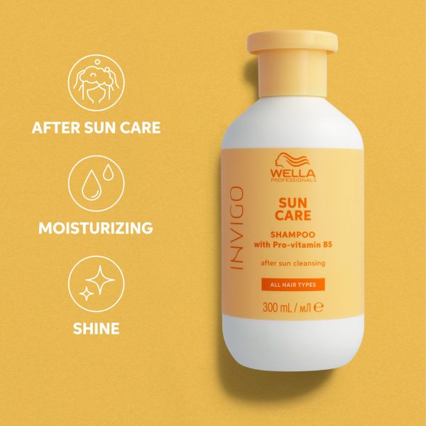 Wella INVIGO SUN CARE šampūnas po saulės su provitaminu B5, 300 ml +dovana Wella priemonė For Discount