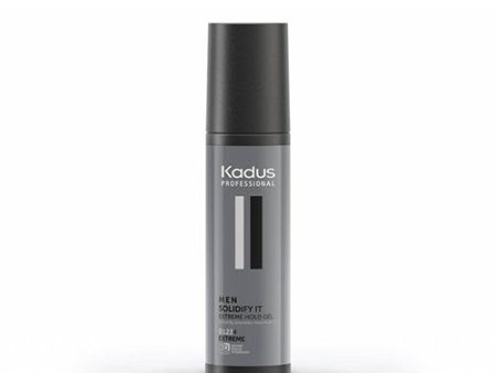 Ekstremalios Fiksacijos Modeliavimo Gelis Kadus Men Solidify It Extreme Hold Gel, 100ml +dovana Wella priemonė Sale